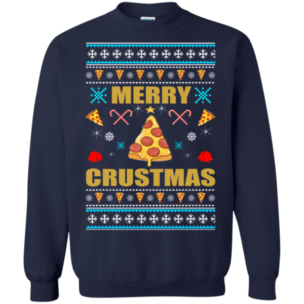 Merry Crustmas Delicious Candy For Christmas Party Christmas Sweatshirt Sweatshirt Navy S