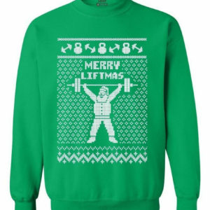 Merry Liftmas Funny Gym Gymming Sweatshirts Sweatshirt Irish Green S