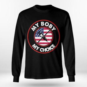 My Body My Choice Anti-Vaccination No Forced Vaccines Shirt Long Sleeve Tee Black S
