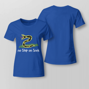 No Step On Snek Shirt Ladies T-shirt Royal Blue XS