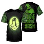 Oogie Boogie Bash Nightmare Before Christmas All Over Print 3D Shirt 3D T-Shirt Black S