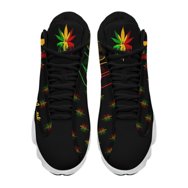 Personalized Name Native Weed AJD 13 Sneakers Shoes For Men and Women product photo 1