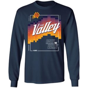 Phoenix Suns Rally The Valley Shirt G240 LS Ultra Cotton T-Shirt Navy S