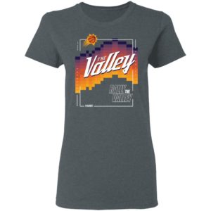 Phoenix Suns Rally The Valley Shirt G500L Ladies' 5.3 oz. T-Shirt Dark Heather S