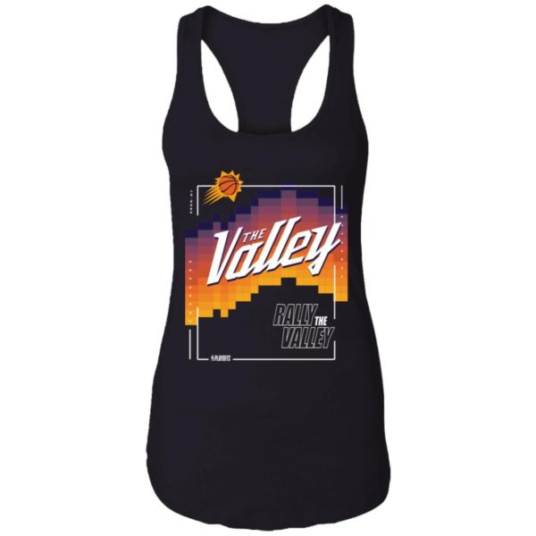 Phoenix Suns Rally The Valley Shirt NL1533 Ladies Ideal Racerback Tank Black S