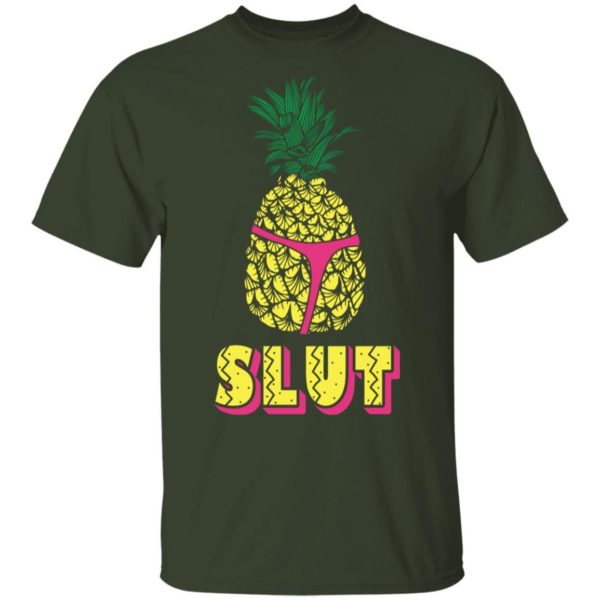 Pineapple Slut Funny Holt Brooklyn 99 Pink Shirt Unisex T-Shirt Forest S