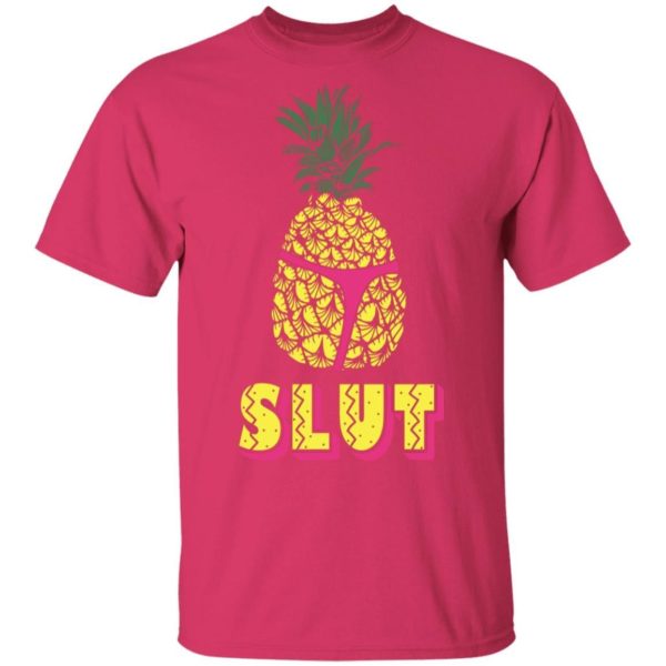 Pineapple Slut Funny Holt Brooklyn 99 Pink Shirt Unisex T-Shirt Heliconia S