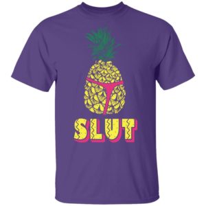 Pineapple Slut Funny Holt Brooklyn 99 Pink Shirt Unisex T-Shirt Purple S