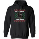 Plague Doctor Don We Now Our Plague Apparel Christmas Sweatshirt Hoodie Black S
