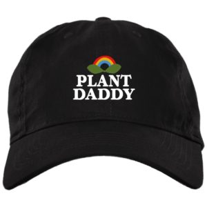 Plant Daddy Dad Hat for Plant Lover Cap BX880 Twill Unstructured Dad Cap Black One Size