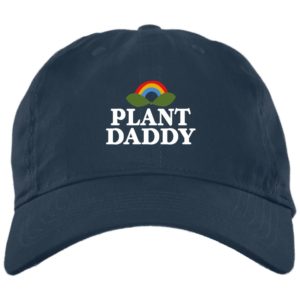 Plant Daddy Dad Hat for Plant Lover Cap BX880 Twill Unstructured Dad Cap Navy One Size