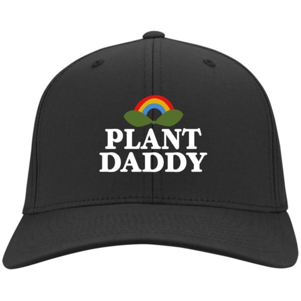 Plant Daddy Dad Hat for Plant Lover Cap CP80 Twill Cap Black One Size