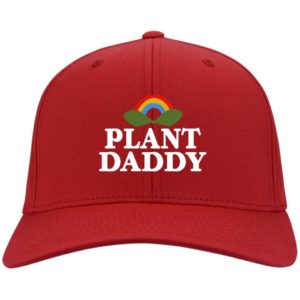 Plant Daddy Dad Hat for Plant Lover Cap CP80 Twill Cap Red One Size