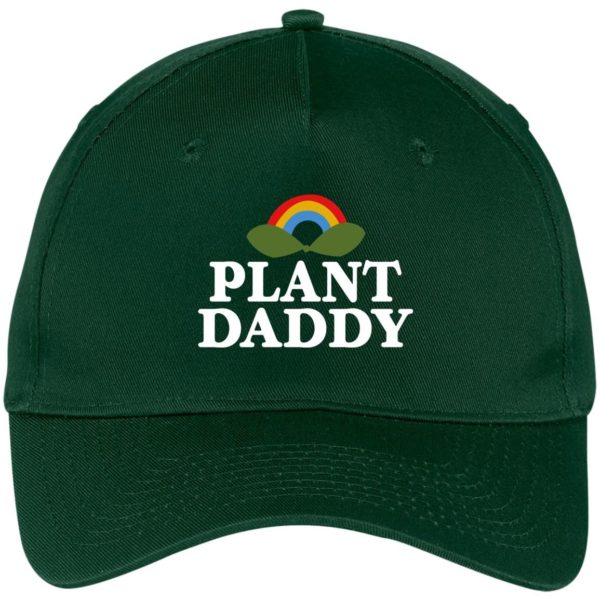 Plant Daddy Dad Hat for Plant Lover Cap CP86 Five Panel Twill Cap Hunter One Size