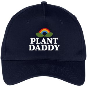 Plant Daddy Dad Hat for Plant Lover Cap CP86 Five Panel Twill Cap Navy One Size