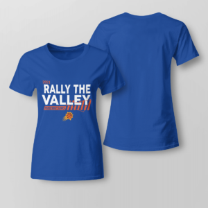 Rally The Valley Suns Shirt Ladies T-shirt Royal Blue XS