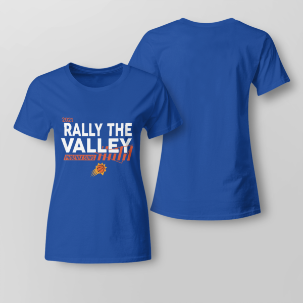 Rally The Valley Suns Shirt Ladies T-shirt Royal Blue XS