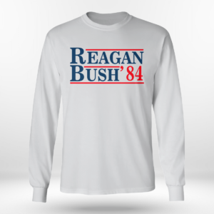 Reagan Bush 84 Shirt Long Sleeve Tee Ash S