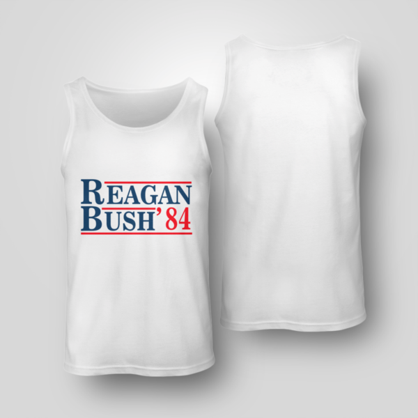 Reagan Bush 84 Shirt Unisex Tank White S