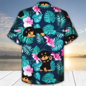 Rottweiler 3D All Over Print Hawaiian Shirt product photo 2