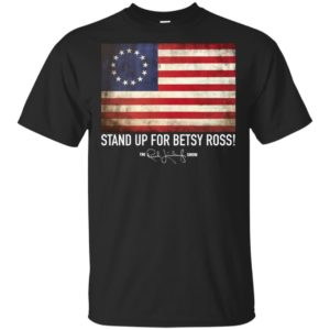 Rush Limbaugh Betsy Ross Flag Black T-Shirt Gildan Cotton T-Shirt Black S