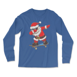 Santa Dabbing Skating Christmas Sweatshirt Sweatshirt Royal S