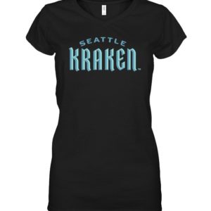 Seattle Kraken Shawn Kemp Shirt Ladies V-Neck Black S