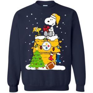 Snoopy Merry Christmas Merry Christmas tree Sweatshirt Navy S