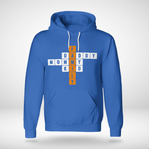 Some Crossword Clue Family, Daddy, Mommy Shirt Unisex Hoodie Royal Blue S