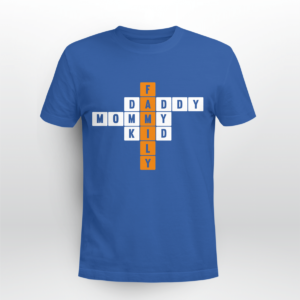 Some Crossword Clue Family, Daddy, Mommy Shirt Unisex T-shirt Royal Blue S
