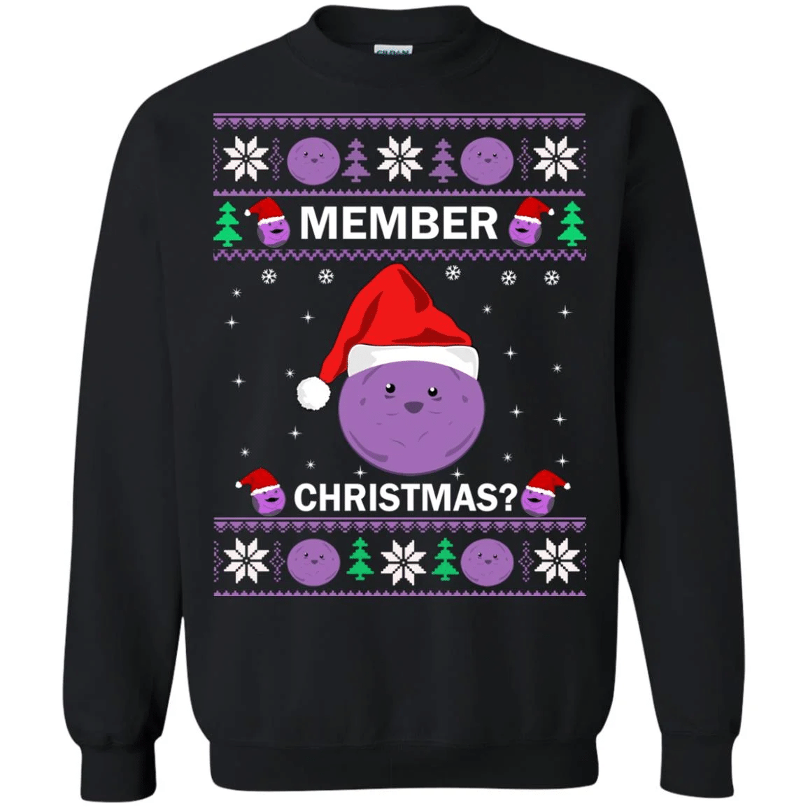 South Park Member Berries Christmas Sweater Style: Sweatshirt, Color: Black
