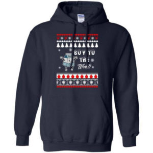 Soy To The World Soy Lover Christmas Shirt Hoodie Navy S