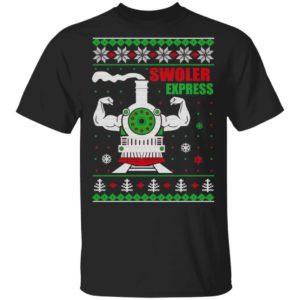 Swoler Express Power Train Christmas Shirt Unisex T-Shirt Black S