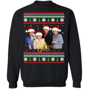 The Golden Girls Christmas Sweatshirt Christmas Sweatshirt Black S