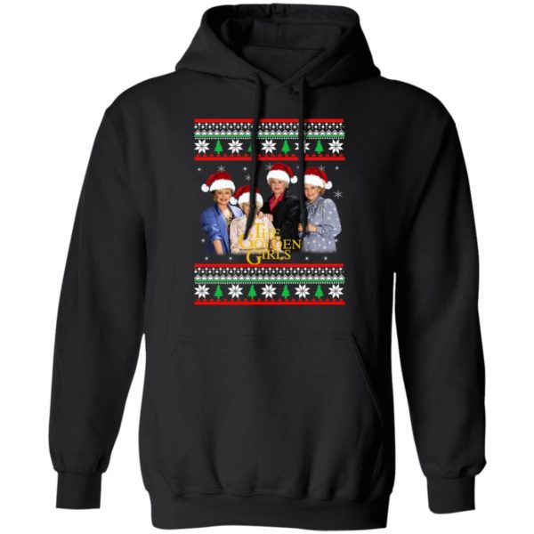 The Golden Girls Christmas Sweatshirt Hoodie Black S