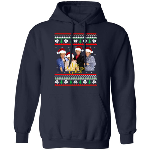 The Golden Girls Christmas Sweatshirt Hoodie Navy S