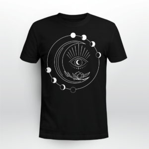 Third Eye Moon Phases Phase Strappy Shirt Unisex T-shirt Black S