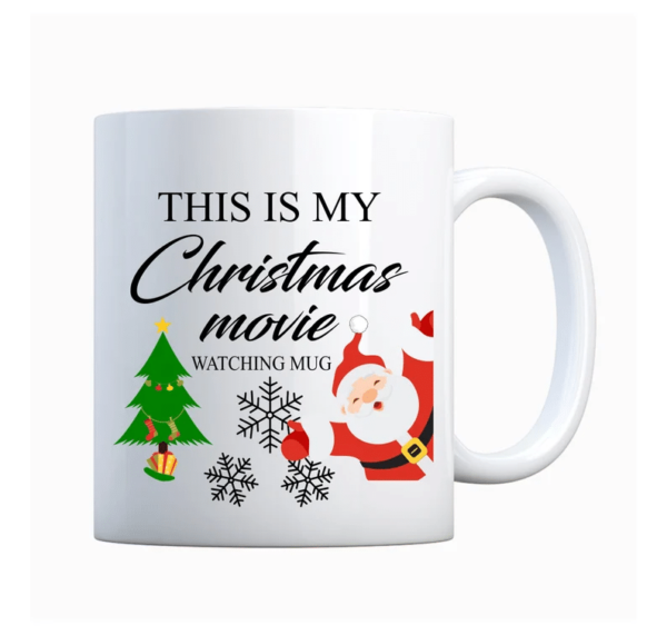 This Is Christmas Movie Watching Coffee Mug Mug 11oz White One Size