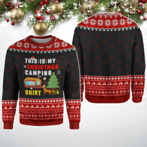 This Is My Camping Enjoy Holiday at Forest All Over Print 3D Shirt 3D Sweatshirt Black S