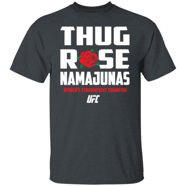 Thug Rose Namajunas UFC G500 5.3 oz. T-Shirt Dark Heather S
