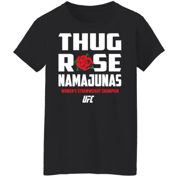 Thug Rose Namajunas UFC G500L Ladies' 5.3 oz. T-Shirt Black S