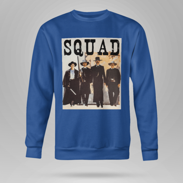 Tombstone Squad Shirt Crewneck Sweatshirt Royal Blue S
