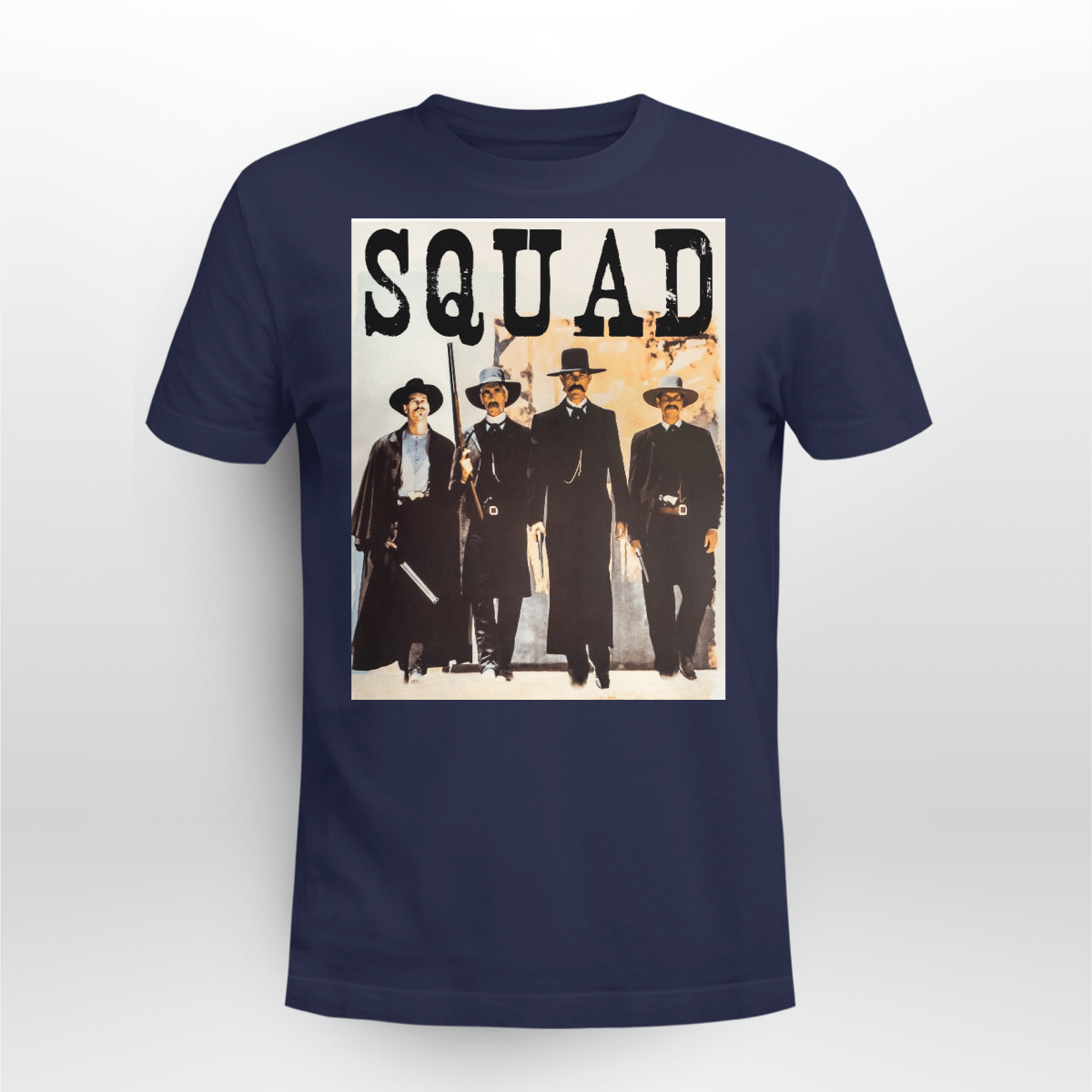Tombstone Squad Shirt Style: Unisex T-shirt, Color: Navy