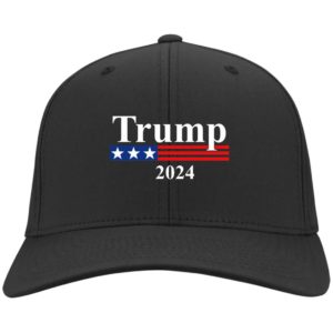 Trump 2024 Cap CP80 Twill Cap Black One Size