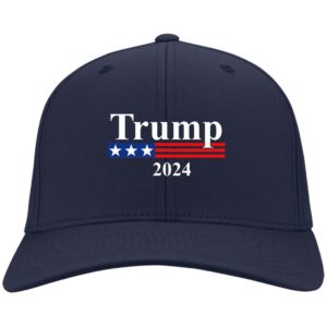 Trump 2024 Cap CP80 Twill Cap Navy One Size