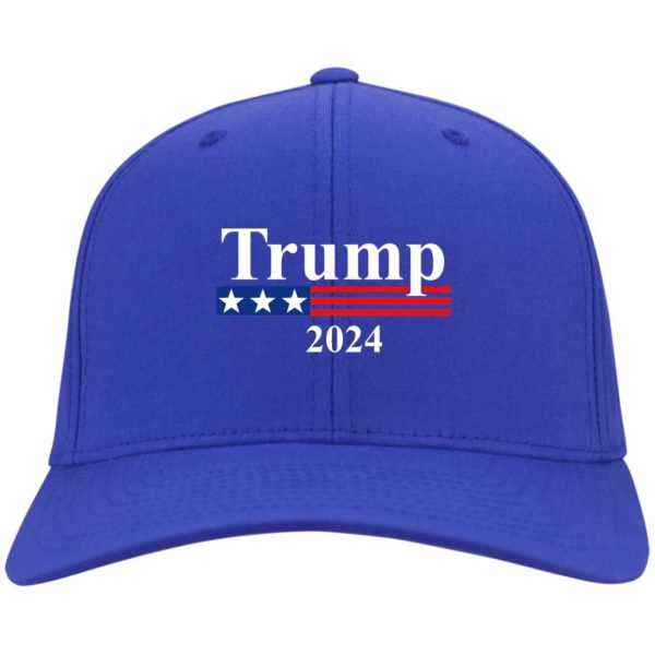 Trump 2024 Cap CP80 Twill Cap Royal One Size