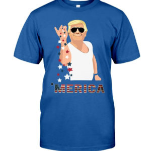 Trump Bae Salt Merica American Flag Shirt Classic T-Shirt Royal S