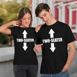 Two Seater Funny Shirt product photo 2