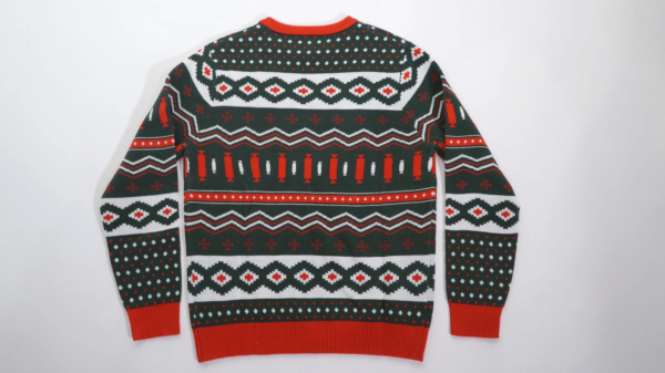 Ugly Pixelated Christmas Tree Sweater product photo 2