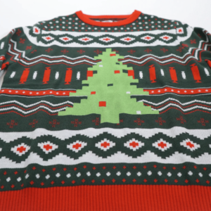 Ugly Pixelated Christmas Tree Sweater product photo 3